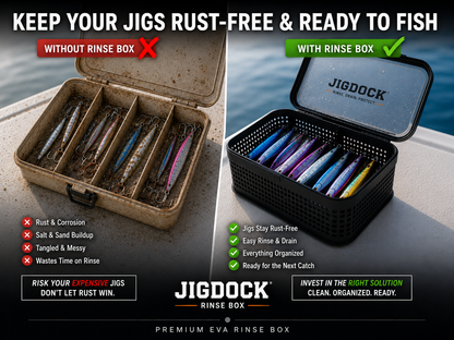 Rinse Box – Rinse, Drain & Store Fishing Lures