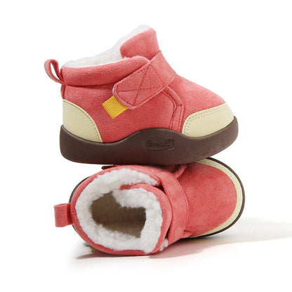 BrightSprout™ Infant Winter Boots – Plush and Soft Sole Baby Snow Shoes