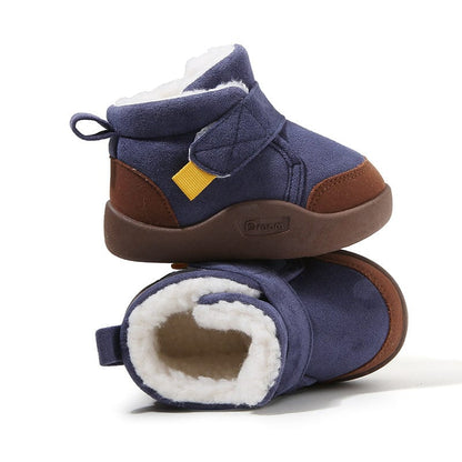 BrightSprout™ Infant Winter Boots – Plush and Soft Sole Baby Snow Shoes