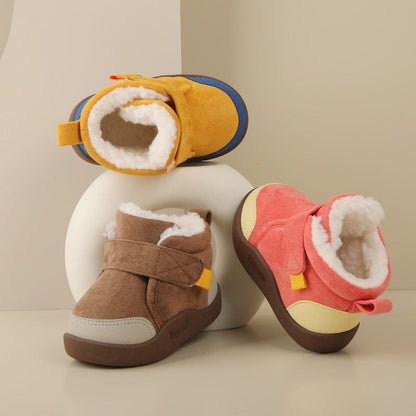 BrightSprout™ Infant Winter Boots – Plush and Soft Sole Baby Snow Shoes