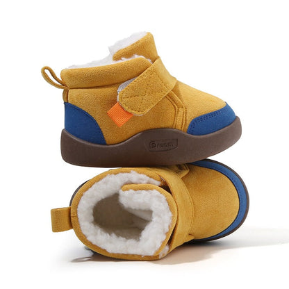 BrightSprout™ Infant Winter Boots – Plush and Soft Sole Baby Snow Shoes