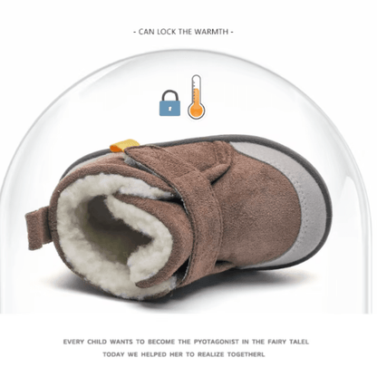 BrightSprout™ Infant Winter Boots – Plush and Soft Sole Baby Snow Shoes