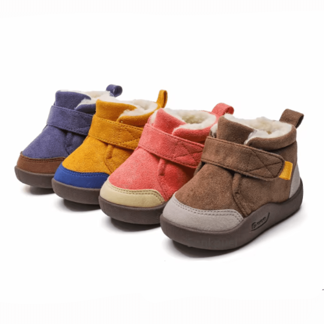 BrightSprout™ Infant Winter Boots – Plush and Soft Sole Baby Snow Shoes